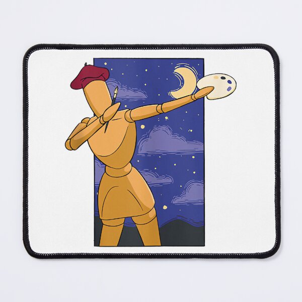 Item preview, Artistic model mobility painter with canvas and moon designed and sold by wardpowerslamon.