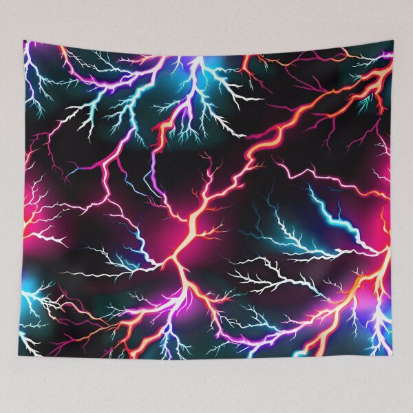 Item preview, Abstract Colorful Lightning Pattern Design designed and sold by TheArtOfPat.