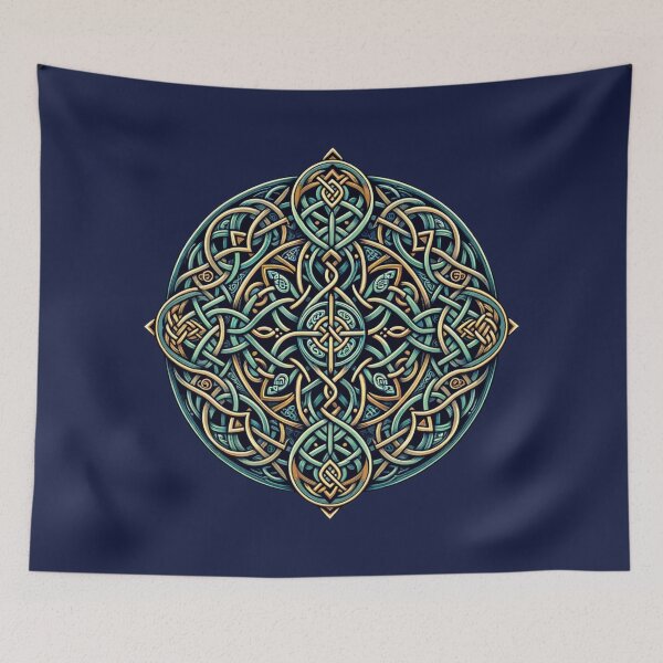 Item preview, Celtic Knot Pattern Print designed and sold by PinUpPizzazz.