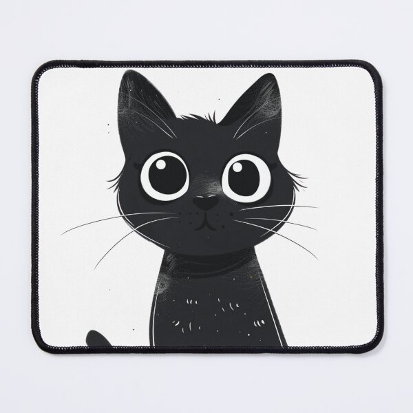 Item preview, black cat designed and sold by hanandgil.