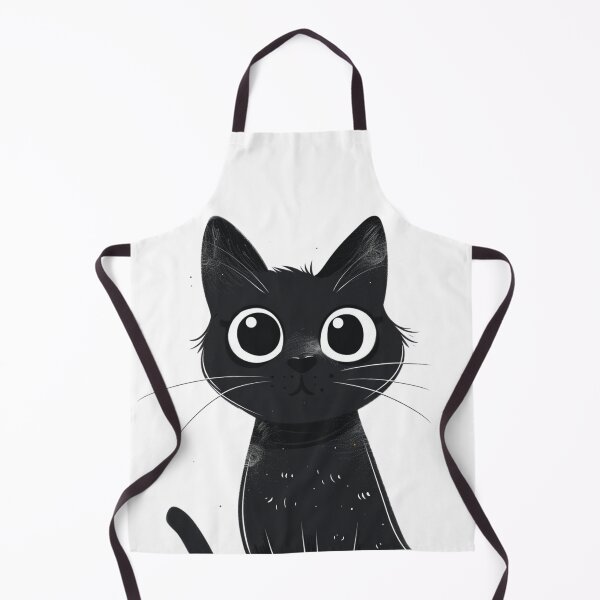 Item preview, black cat designed and sold by hanandgil.