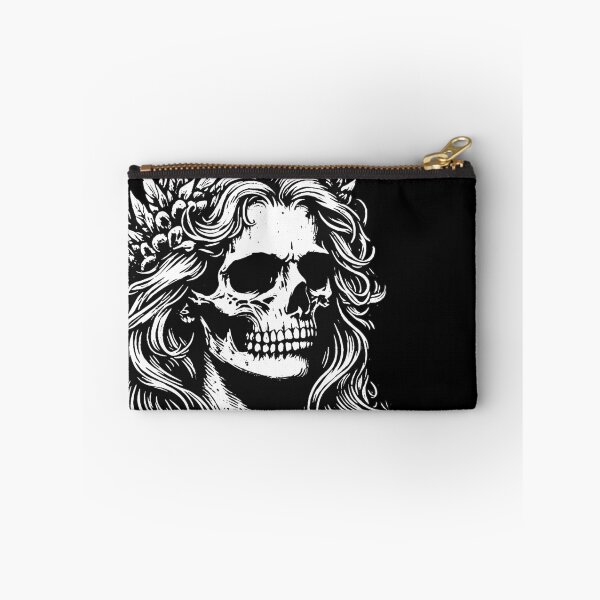 Item preview, Dark Art Skull Angel Face with Wings Horror Grunge Vintage designed and sold by MORSPECTIVE.