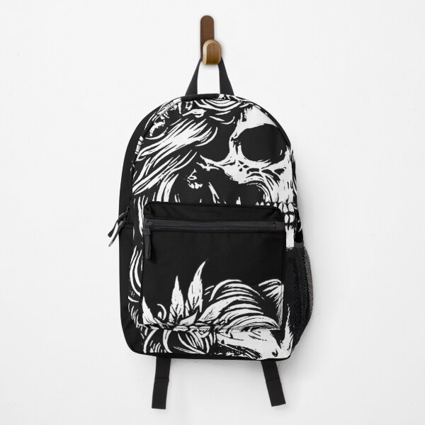 Item preview, Dark Art Skull Angel Face with Wings Horror Grunge Vintage designed and sold by MORSPECTIVE.