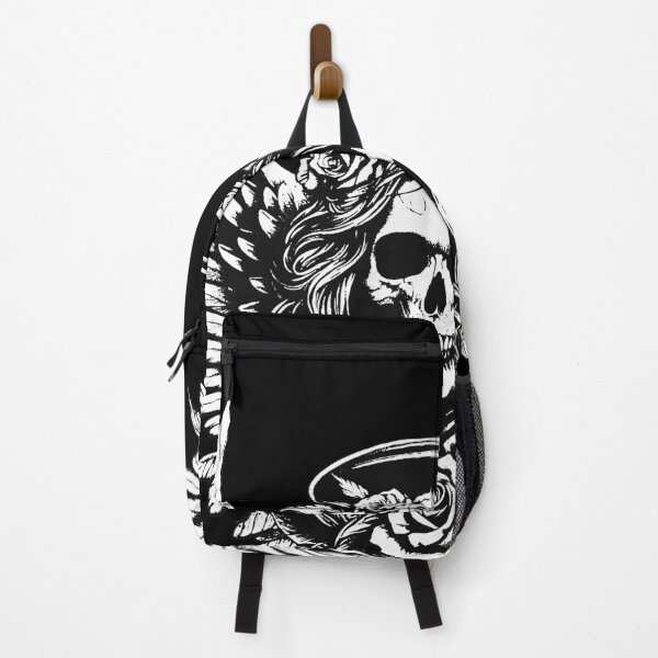 Item preview, Dark Art Skull Angel Face with Wings Horror Grunge Vintage designed and sold by MORSPECTIVE.