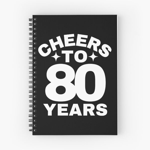 Item preview, Cheers to 80 Years - Happy 80th Birthday Celebration designed and sold by highflycrafts.