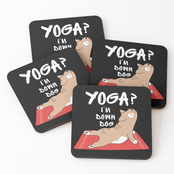 Item preview, Yoga I'm Down Dog Essential T-Shirt designed and sold by padeddesignart.