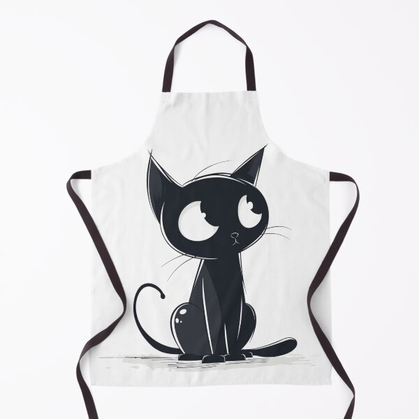 Item preview, black cat designed and sold by hanandgil.