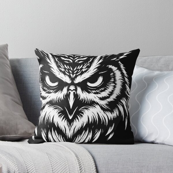 Item preview, Dark Art Owl Bird Face Ghost Wild Night Life Animal Vintage designed and sold by MORSPECTIVE.