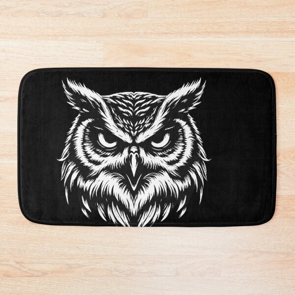 Item preview, Dark Art Owl Bird Face Ghost Wild Night Life Animal Vintage designed and sold by MORSPECTIVE.