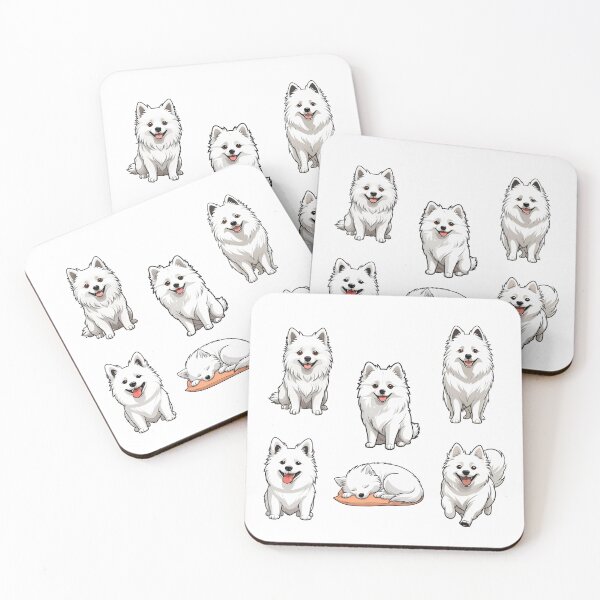 Item preview, Kawaii Japanese Spitz Puppies designed and sold by TheAnimalZ00.
