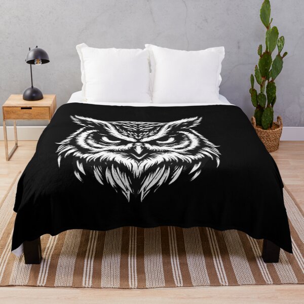 Item preview, Dark Art Owl Bird Face Ghost Wild Night Life Animal Vintage designed and sold by MORSPECTIVE.