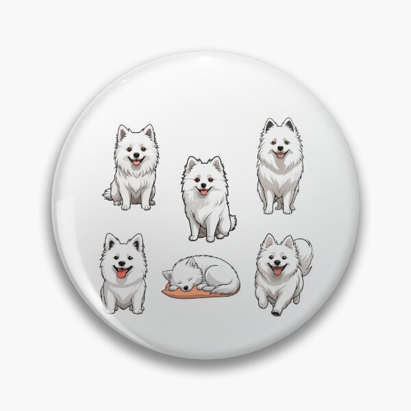 Item preview, Kawaii Japanese Spitz Puppies designed and sold by TheAnimalZ00.