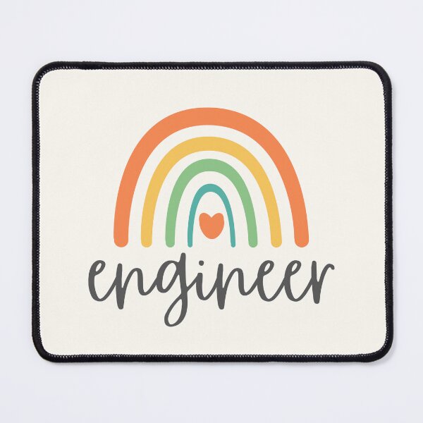 Item preview, Engineer - Colorful Rainbow - Heart - Career designed and sold by patternjp.