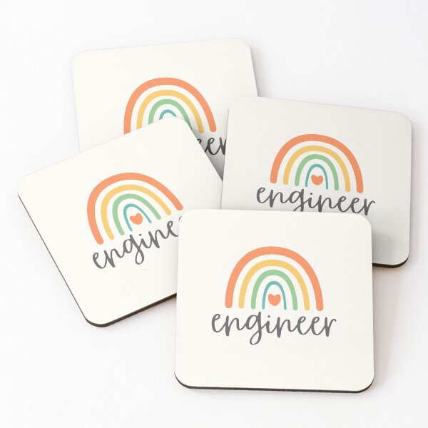 Item preview, Engineer - Colorful Rainbow - Heart - Career designed and sold by patternjp.