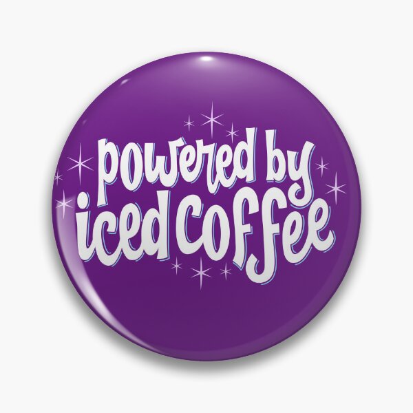 Item preview, Powered By Iced Coffee - Vintage Retro Lettering designed and sold by Kit Cronk.