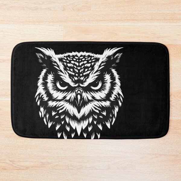 Item preview, Dark Art Owl Bird Face Ghost Wild Night Life Animal Vintage designed and sold by MORSPECTIVE.