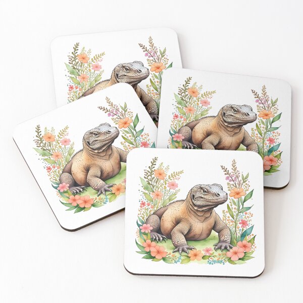 Item preview, Komodo Dragon And Flowers designed and sold by TheAnimalZ00.