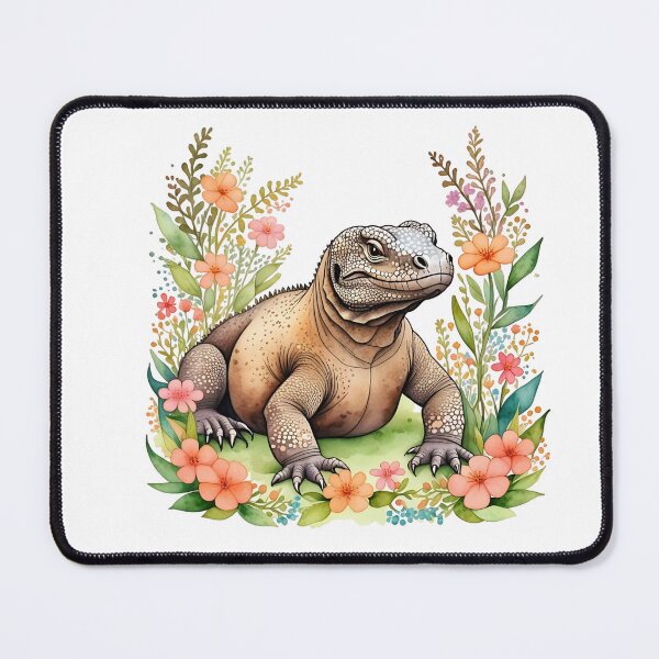 Item preview, Komodo Dragon And Flowers designed and sold by TheAnimalZ00.