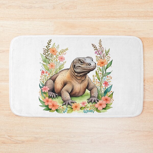 Item preview, Komodo Dragon And Flowers designed and sold by TheAnimalZ00.