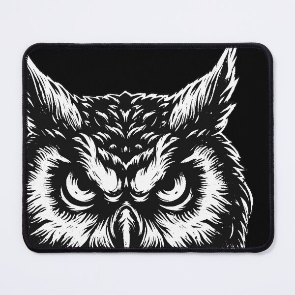Item preview, Dark Art Owl Bird Face Ghost Wild Night Life Animal Vintage designed and sold by MORSPECTIVE.