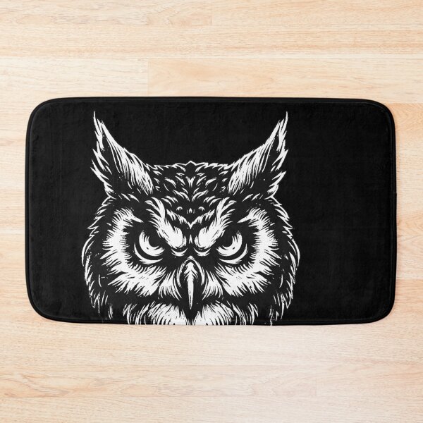 Item preview, Dark Art Owl Bird Face Ghost Wild Night Life Animal Vintage designed and sold by MORSPECTIVE.