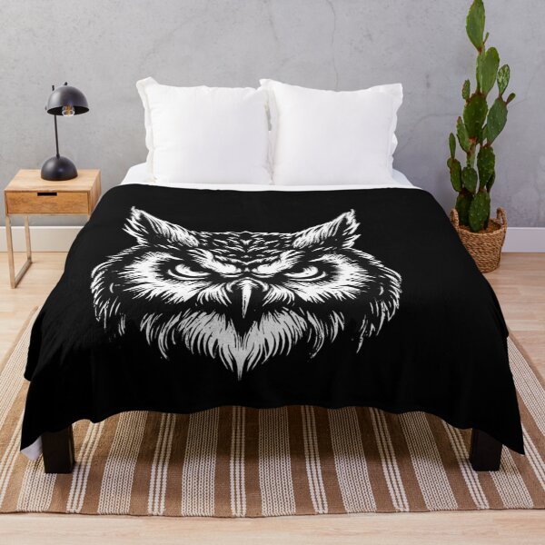 Item preview, Dark Art Owl Bird Face Ghost Wild Night Life Animal Vintage designed and sold by MORSPECTIVE.