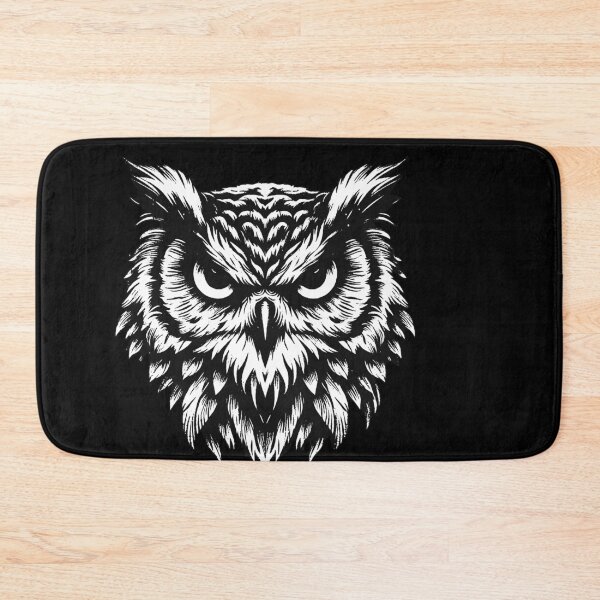 Item preview, Dark Art Owl Bird Face Ghost Wild Night Life Animal Vintage designed and sold by MORSPECTIVE.