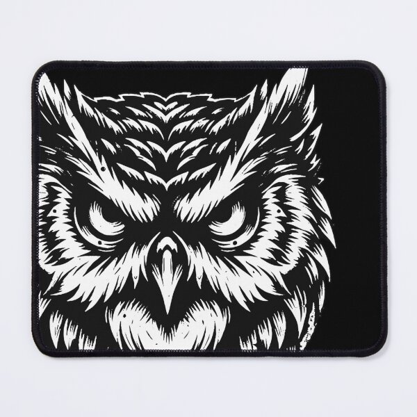 Item preview, Dark Art Owl Bird Face Ghost Wild Night Life Animal Vintage designed and sold by MORSPECTIVE.