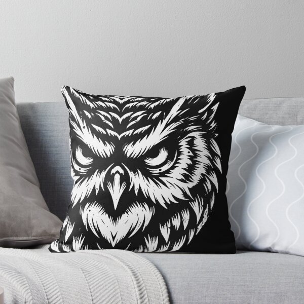 Item preview, Dark Art Owl Bird Face Ghost Wild Night Life Animal Vintage designed and sold by MORSPECTIVE.