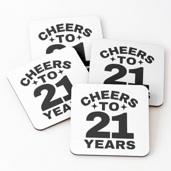 Item preview, Cheers to 21 Years - Happy 21st Birthday Celebration designed and sold by highflycrafts.