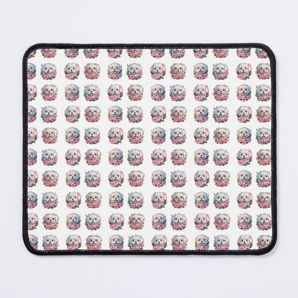 Item preview, Malteses And Flowers designed and sold by TheAnimalZ00.