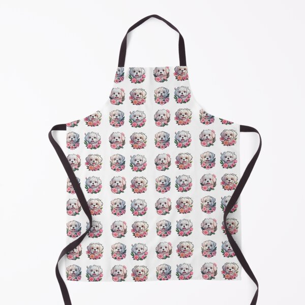 Item preview, Malteses And Flowers designed and sold by TheAnimalZ00.