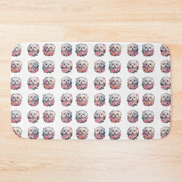 Item preview, Malteses And Flowers designed and sold by TheAnimalZ00.