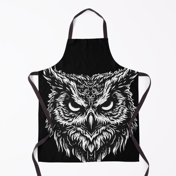 Item preview, Dark Art Owl Bird Face Ghost Wild Night Life Animal Vintage designed and sold by MORSPECTIVE.