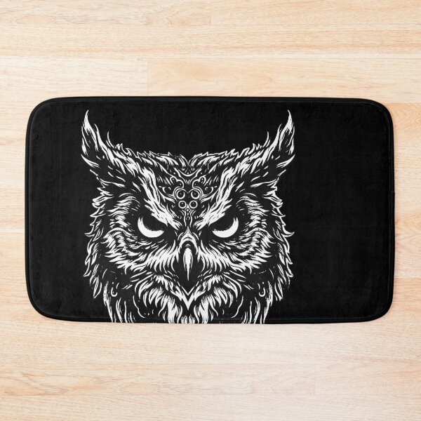 Item preview, Dark Art Owl Bird Face Ghost Wild Night Life Animal Vintage designed and sold by MORSPECTIVE.