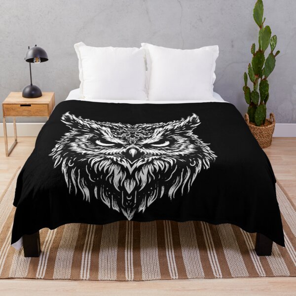Item preview, Dark Art Owl Bird Face Ghost Wild Night Life Animal Vintage designed and sold by MORSPECTIVE.