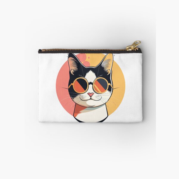 Item preview, cat wearing glasses designed and sold by hanandgil.