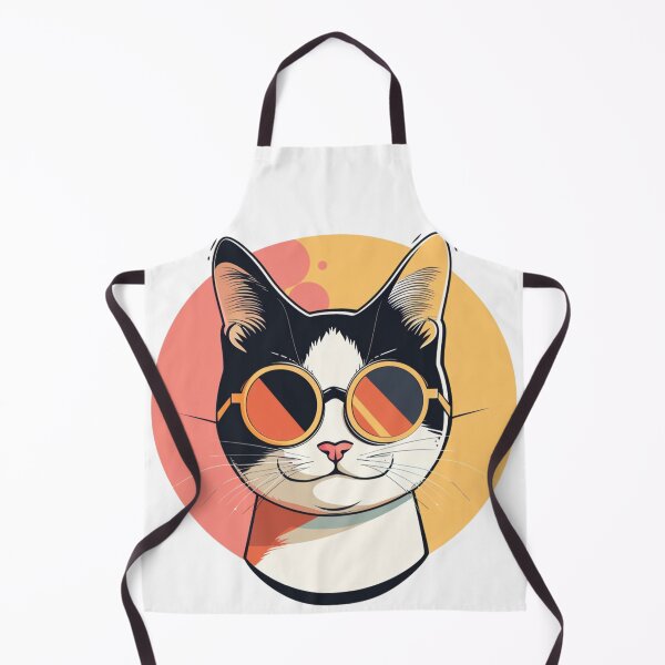 Item preview, cat wearing glasses designed and sold by hanandgil.
