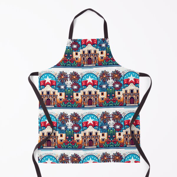 Item preview, The Colorful Texas Alamo: Fireworks Extravaganza on the 4th of July designed and sold by PictoVibe.