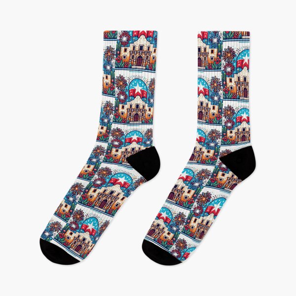 Item preview, The Colorful Texas Alamo: Fireworks Extravaganza on the 4th of July designed and sold by PictoVibe.