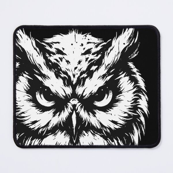 Item preview, Dark Art Owl Bird Face Ghost Wild Night Life Animal Vintage designed and sold by MORSPECTIVE.