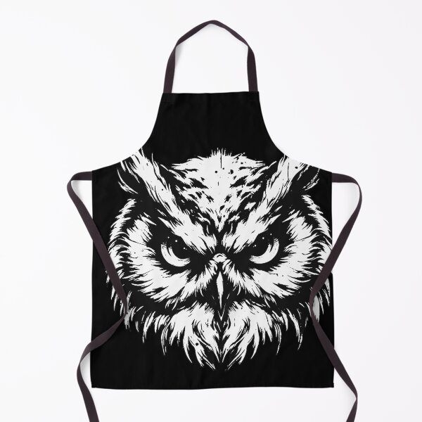 Item preview, Dark Art Owl Bird Face Ghost Wild Night Life Animal Vintage designed and sold by MORSPECTIVE.