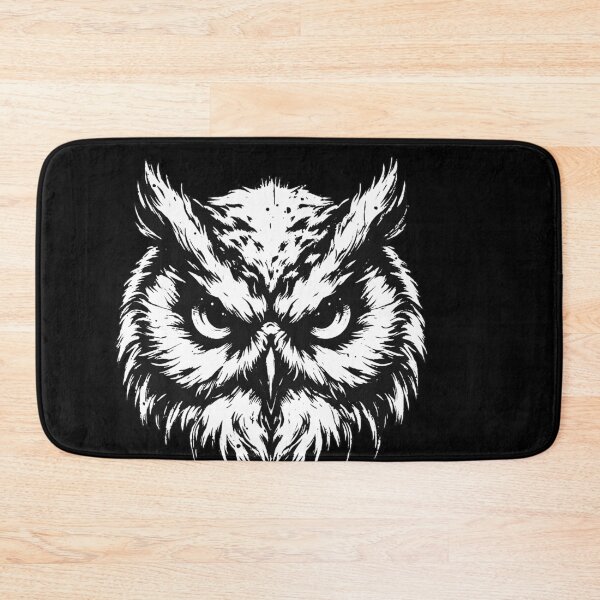 Item preview, Dark Art Owl Bird Face Ghost Wild Night Life Animal Vintage designed and sold by MORSPECTIVE.