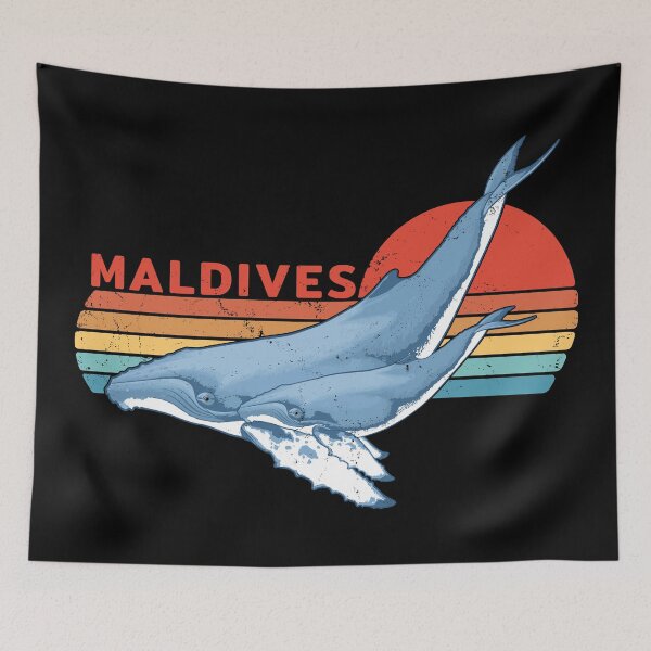 Item preview, Maldives humpback whale designed and sold by NicGrayGraphic.