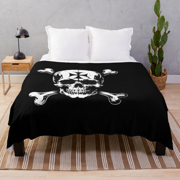 Item preview, Dark Art Skull Head With Cross Sign Bone Tattoo Grunge Vintage designed and sold by MORSPECTIVE.
