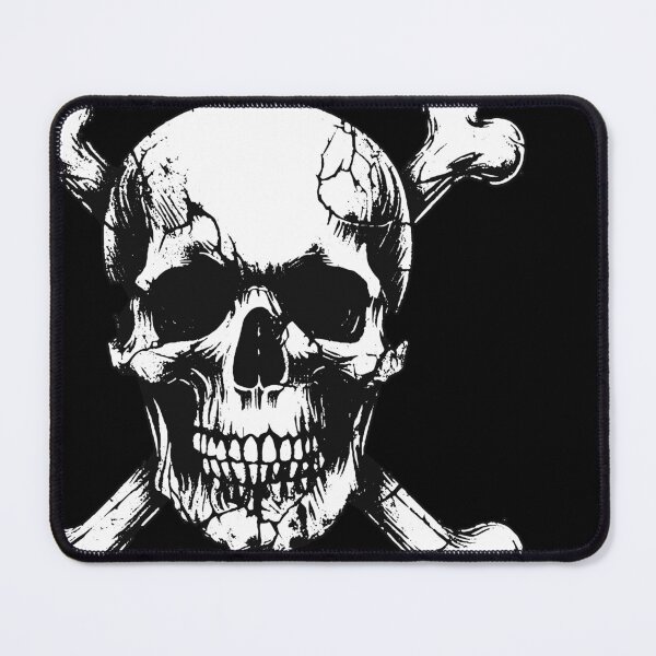 Item preview, Dark Art Skull Head With Cross Sign Bone Tattoo Grunge Vintage designed and sold by MORSPECTIVE.