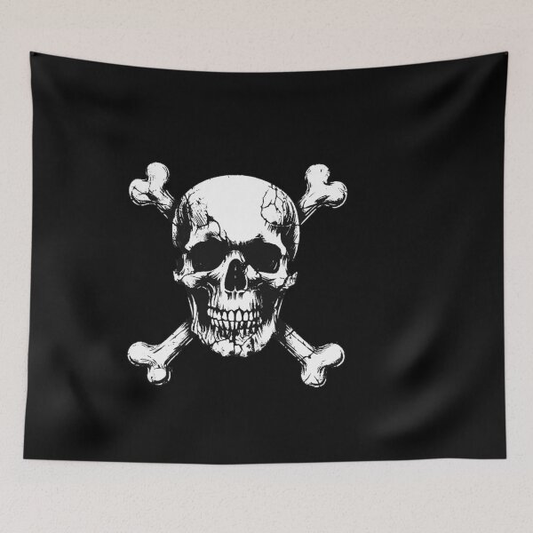 Item preview, Dark Art Skull Head With Cross Sign Bone Tattoo Grunge Vintage designed and sold by MORSPECTIVE.