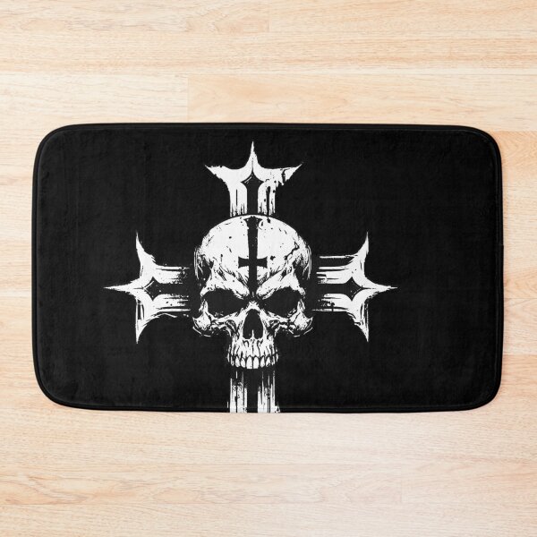 Item preview, Dark Art Skull Head With Cross Sign Bone Tattoo Grunge Vintage designed and sold by MORSPECTIVE.