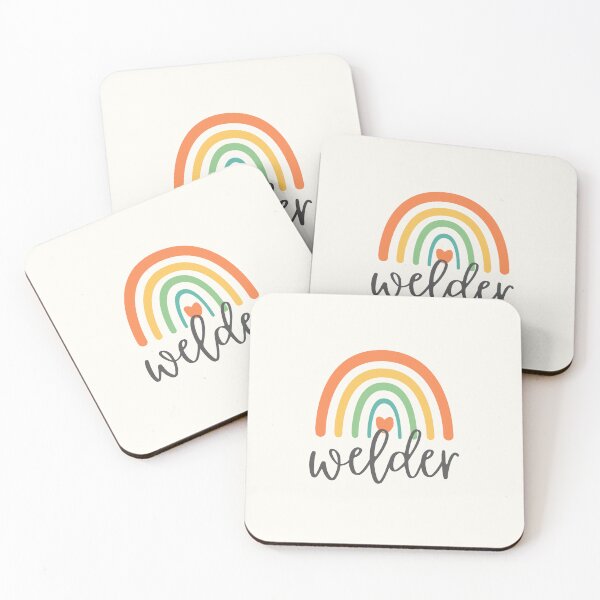 Item preview, Welder - Colorful Rainbow - Heart - Career designed and sold by patternjp.