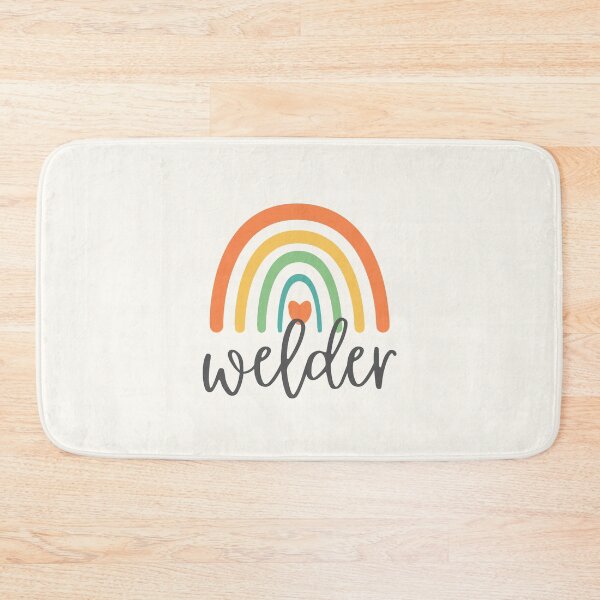 Item preview, Welder - Colorful Rainbow - Heart - Career designed and sold by patternjp.